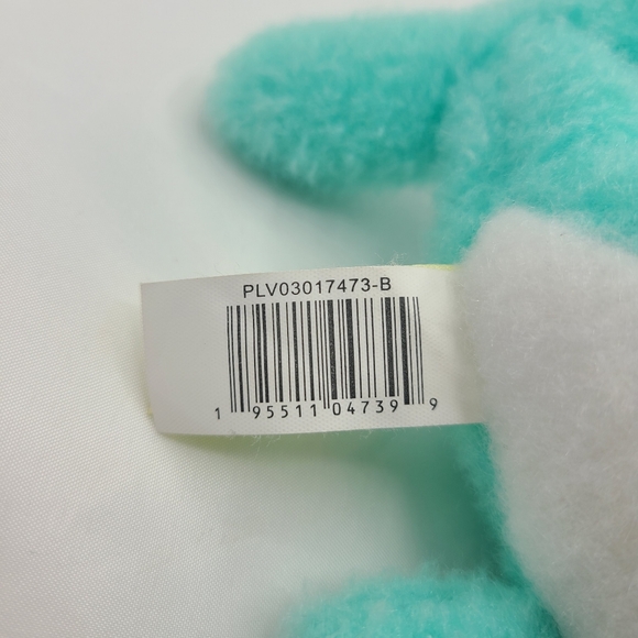 MTY Narwhal Unicorn Rainbow Horn Plush Heart Tail Stuffed Animal Embroidered 9" - Picture 11 of 12